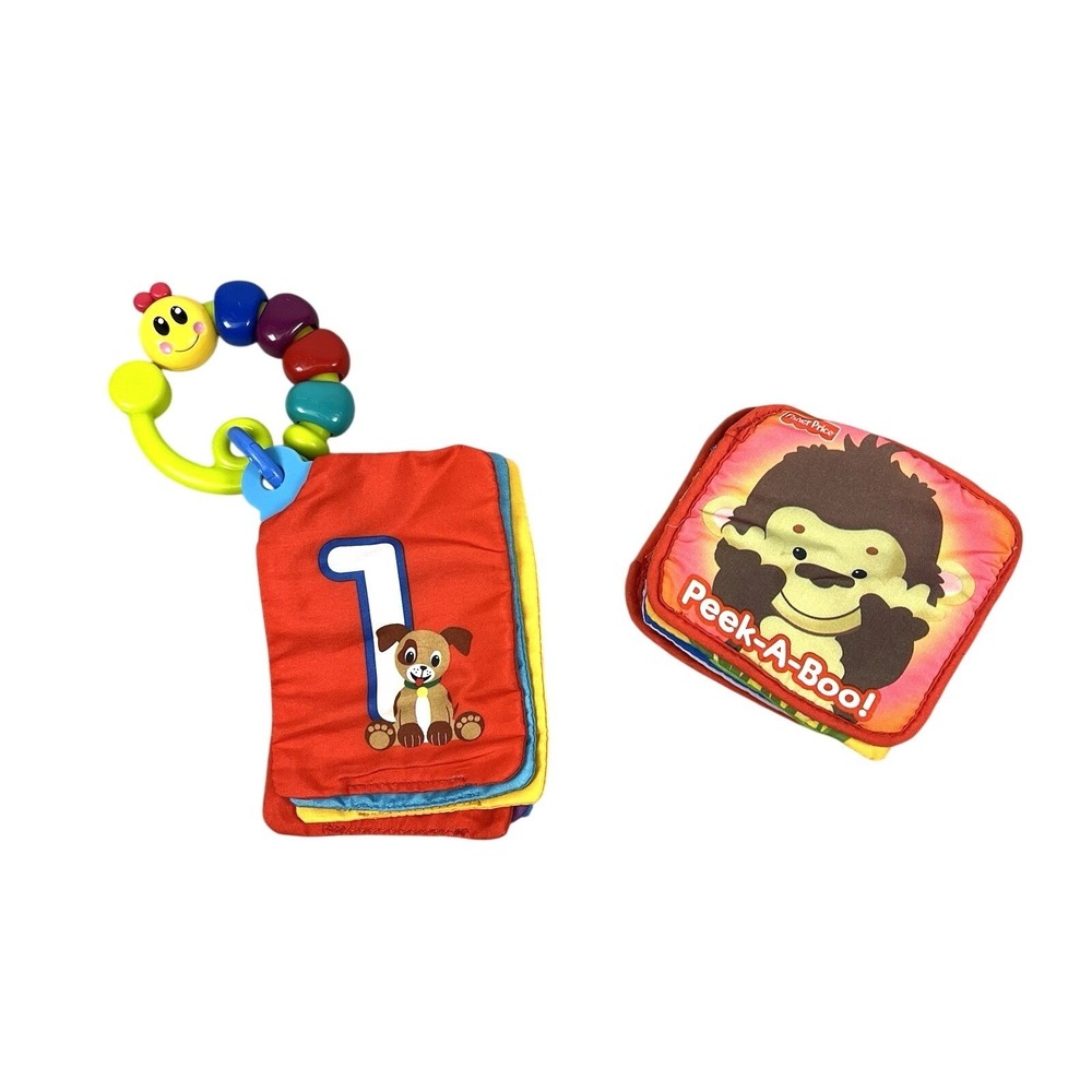 Baby Einstein Activity Mat Replacement Fabric Book and Fisher Price Fabric Book